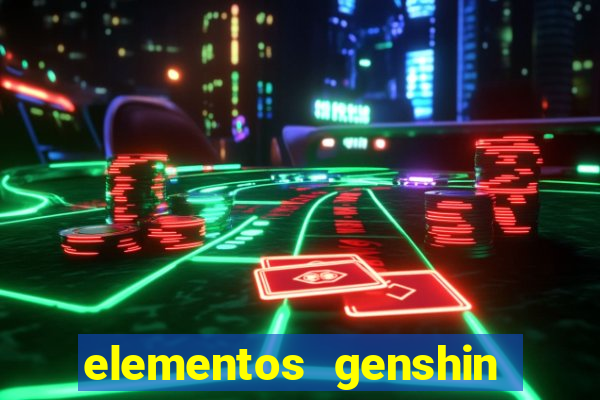 elementos genshin impact fraquezas